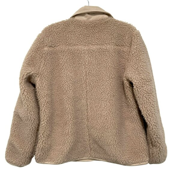 Alex Mill Sherpa Fleece Work Teddy Barn Coat Size Large Jacket NEW - Picture 7 of 9